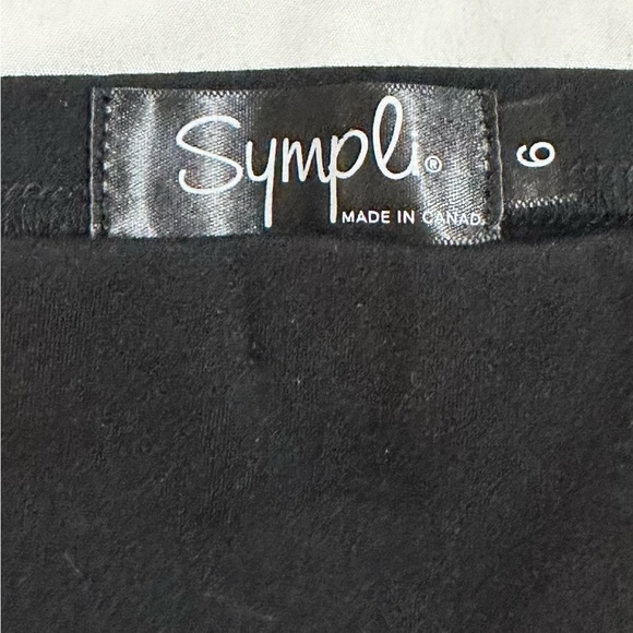 Sympli Skirt with Faux Leather Trim - Picture 2 of 2